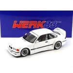 WERK83 1/18 bmw m3 e36 gtr plain body version, white