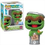 Funko Pop! Television: 123 Sesame Street - Oscar the Grouch Flocked Special Edition #1793 Vinyl Figu