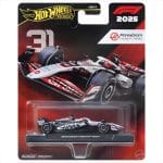 Mattel Hot Wheels Premium: F1 2025 - Moneygram Haas #31 F1 Formula 1 Team 2025 Vehicle JKD78