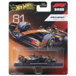 Mattel Hot Wheels Premium: F1 2025 #81 Team - McLaren Formula 1 Team Vehicle JKD81