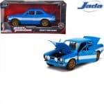 JADA 1/24 Fast And Furious Brians Ford Escort RS2000 MK1 blue white #99572