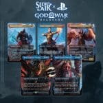 MTG Magic The Gathering - Secret Lair - Sony Playstation - God Of War Norse - 4 Cards - Image 2