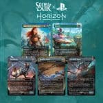 MTG Magic The Gathering - Secret Lair - Sony Playstation - Horizon - 5 Cards - Image 2