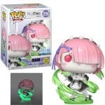 Funko Pop! Plus: Re:ZERO - Ram Wind Magic Glows in The Dark Special Edition #2116 Vinyl Figure