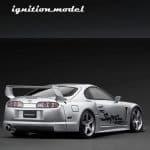 IGNITION 1/18 toyota supra a80 trd 3000gt, silver - Image 2