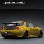 IGNITION 1/18 top secret 34gt-r bnr34, gold - Image 2