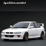 IGNITION 1/18 subaru impreza 22b-sti version gc8, white