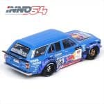 INNO MODELS 1/64 1976 mazda rx3 *mad mike* station wagen d1gp series 2024, blue - Image 2