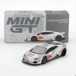 MINI GT 1/64 2024 lamborghini huracan lb-works ver.2 mad mike nimbul, silver