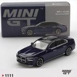 Mini GT 1/64 BMW I7 XDRIVE60 TANZANITE BLUE METALLIC 2022