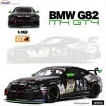 OTTOmobile  1/18 BMW M4 GT4 BLACK CERNY MOTORSPORT 2024