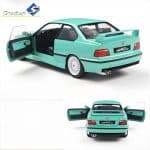 SOLIDO 1/18 1991 bmw m3 e36 coupe solido works, mint green - Image 2