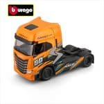 BBURAGO 1/43 Iveco Haulers Custom Cabs Orange/Black