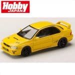HOBBY JAPAN 1/64 subaru impreza pure sports coupe wrx type r sti version, chase yellow