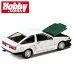 HOBBY JAPAN 1/64 toyota sprinter trueno ae86 dori dori mesh wheel, white/green - Image 2