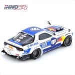 INNO MODELS 1/64 mazda rx7 fd3s *pandem rocket bunny madbul madlab collection 001, white/blue - Image 2
