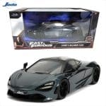 JADA 1/24 2018 mclaren 720s fast  the furious hobbs  shaw, blue-grey
