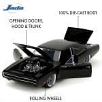 JADA 1/24 1970 dodge f10 fast  furious, black - Image 2