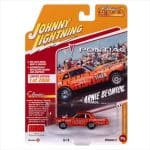 JOHNNY LIGHTNING 1/64 1963 pontiac tempest funny farmer, orange with tiger stripes