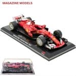 MAGAZINE MODELS 1/24 2017 ferrari sf70h #5 sebastian vettel, red - Formula 1 - F1