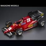 MAGAZINE MODELS 1/24 1983 ferrari 126 c3 #28 rené arnoux, red - Formula 1 - F1