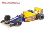 MAGAZINE MODELS 1/24 1989 tyrrell 018 #4 jean alesi, blue/yellow - Formula 1 - F1