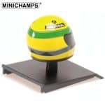 MINICHAMPS 1/10 1987 helmet ayrton senna, yellow/green - Image 2
