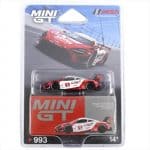 Mini GT 1/64 2024 mclaren 720s gt3 evo *pfaff* motorsports laguna seca, white/red