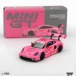 Mini GT 1/64 PORSCHE 911 992 GT3 R #77 AO RACING ROAD AMERICA 2024