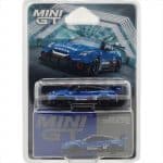 Mini GT 1/64 2025 nissan gtr r35 lb-silhouette works gt, blue