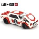 Mini GT 1/64 1969 nissan skyline gt-r kpgc10 kaido works v2, white/red