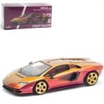 POP RACE 1/64 lamborghini countach lp 800-4 blu hal