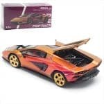 POP RACE 1/64 lamborghini countach lp 800-4 blu hal - Image 2