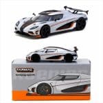 TARMAC 1/64 koenigsegg agera rs, moon silver/black