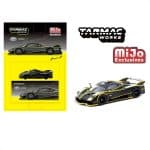 TARMAC 1/64 pagani huayra r, matt black/silver