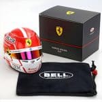 BELL HELMET - MINI - 1/2 - F1 CHARLES LECLERC TEAM FERRARI HP N 16 SEASON 2025 - RED WHITE FORMULA 1