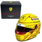 BELL HELMET - MINI - 1/2 - LEWIS HAMILTON TEAM FERRARI HP N 44 SEASON 2025 - YELLOW FORMULA 1