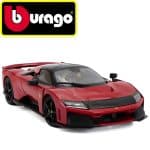 Bburago - 1/18 - FERRARI - F80 2024 - BLACK WHEELS - ROSSO CORSA - RED