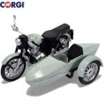 Corgi 1/36 hagrids motorcycle  sidecar *harry potter*, silver/blue