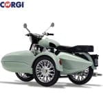 Corgi 1/36 hagrids motorcycle  sidecar *harry potter*, silver/blue - Image 3