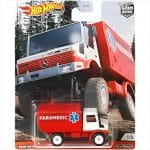 Hotwheels 1/64 Premium 4x4  off road series 88 Mercedes Unimog U1300 1/5