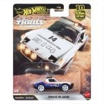 Hotwheels 1/64 Thrill Climbers - Porsche 914 Safari JKF22 chassis con white/blue/red