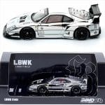 Inno64 LBWK Ferrari F40 Chrome Silver 1:64