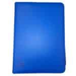 Kaissa 9 Pockets Premium Zippered Binder Blue - Holds Up to 360 Cards