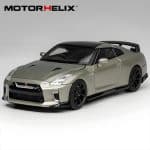 MOTORHELIX 1:64 Nissan GT-R R35 Track Edition Engineered By Nismo T-Spec Millennium Jade M63504