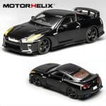 MOTORHELIX - 1/64 - NISSAN - GT-R R35 COUPE 2007 - BLACK - Image 2