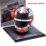 Magazine Model 1/5 - Spark Charles Leclerc #16 Scuderia Ferrari SF21 formula 1 2021 helmet