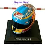 Magazine Model 1/5 - Spark Fernando Alonso #5 Ferrari Formula 1 2012 helmet