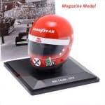 Magazine Model 1/5 - Spark Niki Lauda Ferrari #12 formula 1 World Champion 1975 helmet