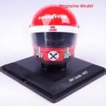 Magazine Model 1/5 - Spark Niki Lauda Ferrari #12 formula 1 World Champion 1975 helmet - Image 2
